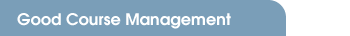 Good Course Management