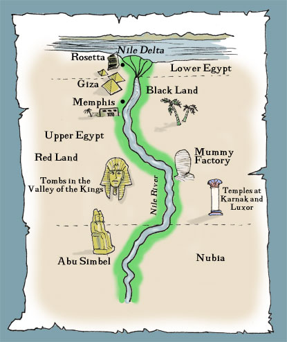 Map of Ancient Egypt