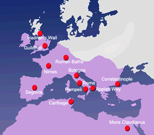 Map of Roman Empire